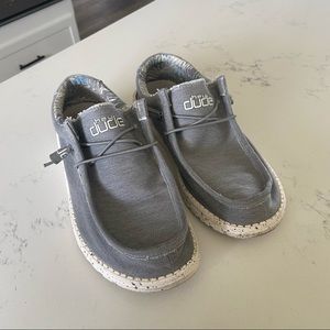 Grey Hey Dudes Men’s Size 10